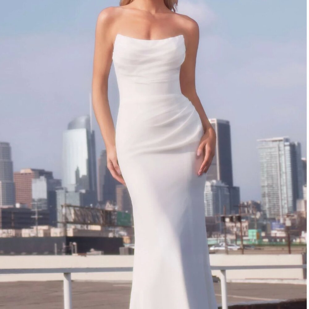 WORN ONCE- Ladivine 7434W Dress - Size 8